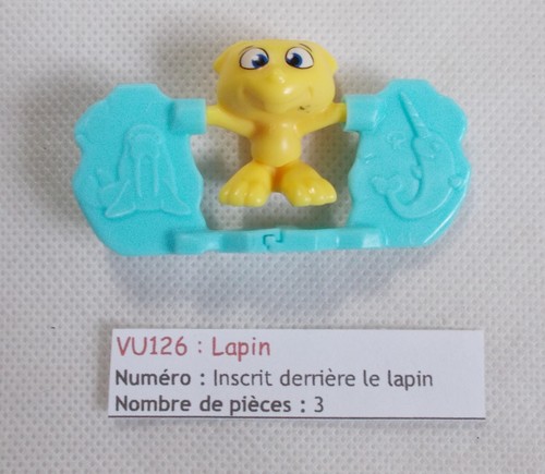Kinder 126 animaux - vu,