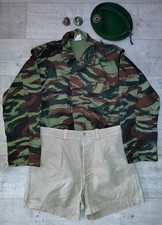 Lot Armée française Légion Etrangère Afrique 1960-1980 Veste TTA 47/52 camo