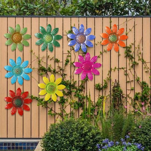 Ensemble art mural - fer, 8