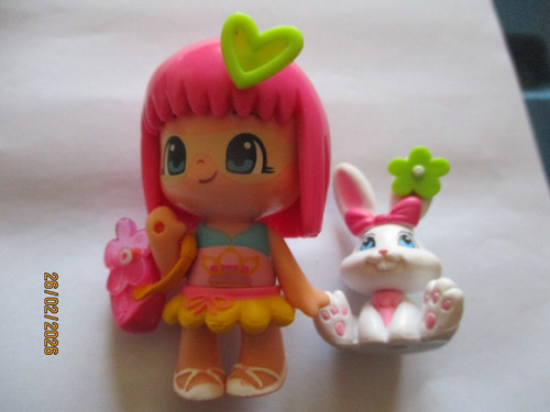 Pinypon figurine fille lapin - figurine,