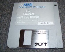 Atari 520 1040 St Ste Mega Tt Ordinateur Avancé Disque Dur Utilitaires Disquette