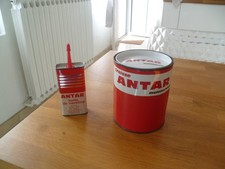 ancien lot de pot de graisse et burette a huile antar collection