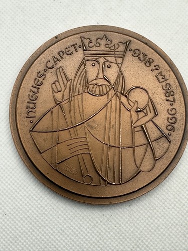 Médaille hugo rex monogramme - médaille,