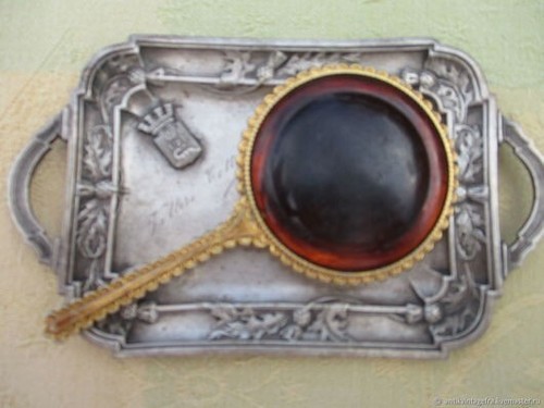 Miroir main ancien - miroir,