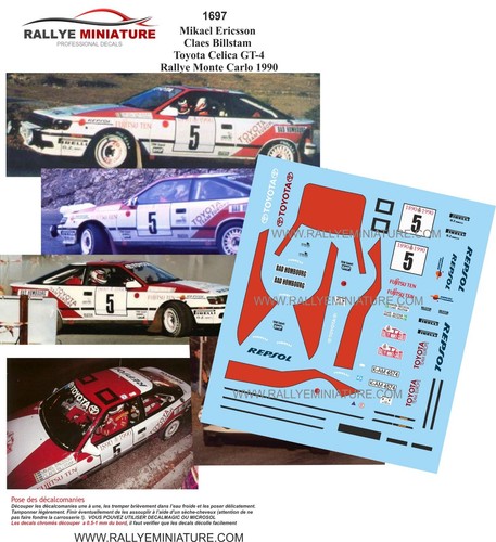 Decals ref 1697 toyota - 1/32,