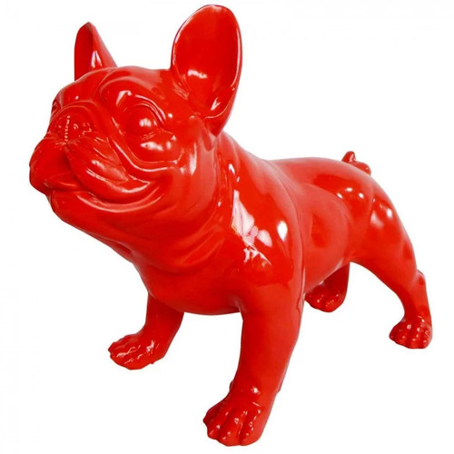 Statue chien résine - statue, en
