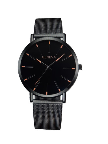 Montre homme geneva noire - montre,
