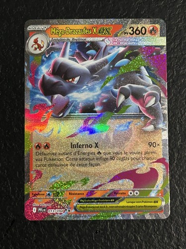 Carte pokemon mega dracaufeu - carte, x
