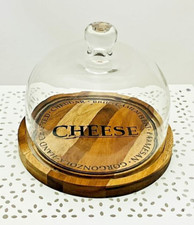 Cloche à fromage verre/bois