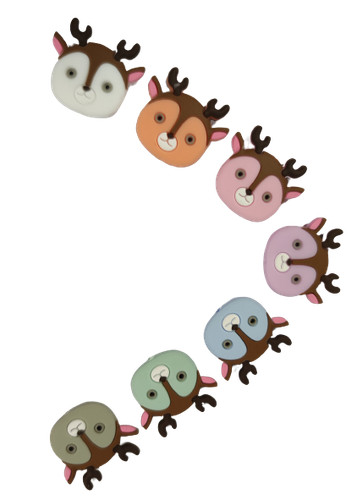 Perle silicone cerf 32mm - silicone,
