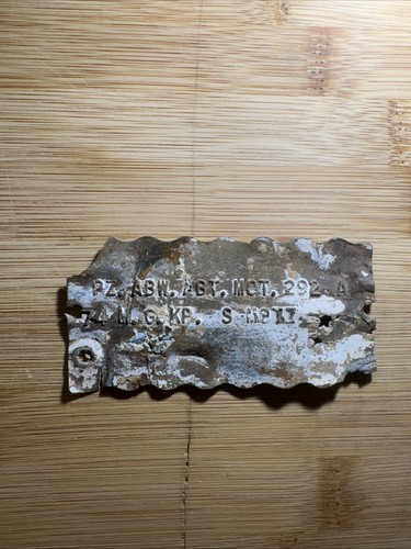 Dog tag panzer - pionnier, heer
