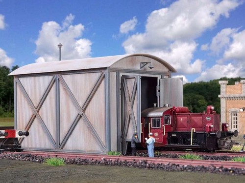 Vollmer remise locomotive - locomotive,