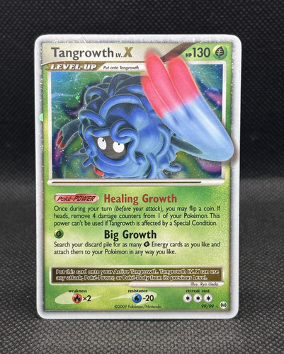 Tangrowth 99 holo rare - lv.x,