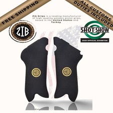 Poignées de pistolet série polymère Zib Grips pour Luger P08, logo...