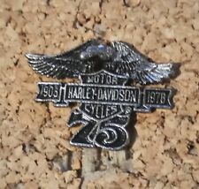 Pin's Harley Davidson Motor Cycles Logo Moto Biker Pins Anniversaire 75 HD Hog