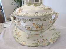 Soupière faïence décor - soupière, en