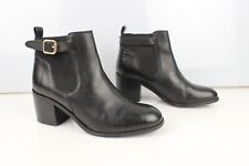 Minelli Bottines à brides cuir noir T 36 Très bon état