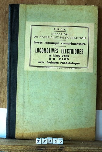 Sncf livret technique - livret,