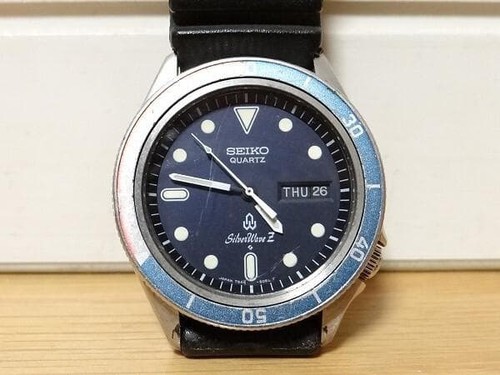 Montre seiko pepsi silverwave - pepsi,