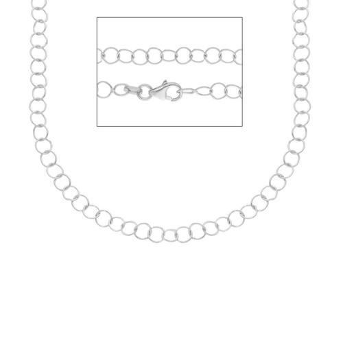 Chaîne blanc 18k maille - blanc, 18k,