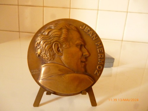 Medaille bronze mermoz par - bronze,