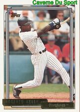 266 ROBERTO KELLY OF YANKEES  TOPPS GOLD BASEBALL CARD 1992