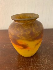 Vase pâte de verre Muller  et