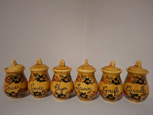 Pots epices vallauris - pots,