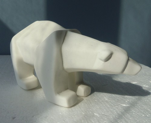 Ours art déco biscuit de - art,
