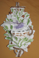 Bénitier en biscuit croix