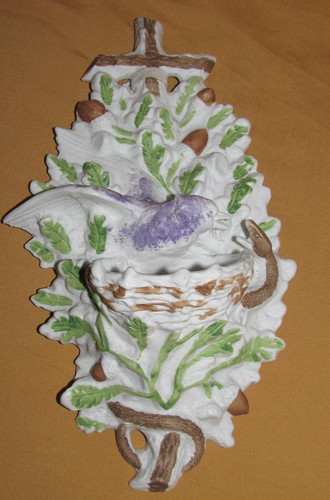 Bénitier biscuit croix - bénitier,