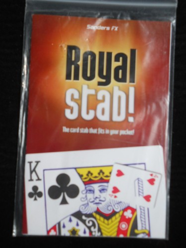 Royal stab card magic - stab, effect