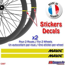 2 Autocollants MAVIC - Stickers Weel decals Cosmic Rim set 2021 SL SLR - C007