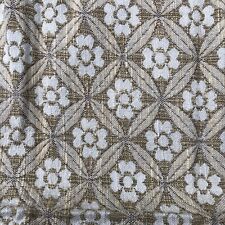 Pièce De Tissu 63 Cm. x 61 Cm. Couleur Beige ￼( Clarisse 1465 ) .