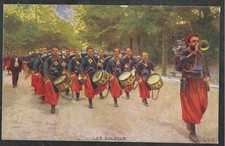 CARTE POSTALE 14-18: ZOUAVES