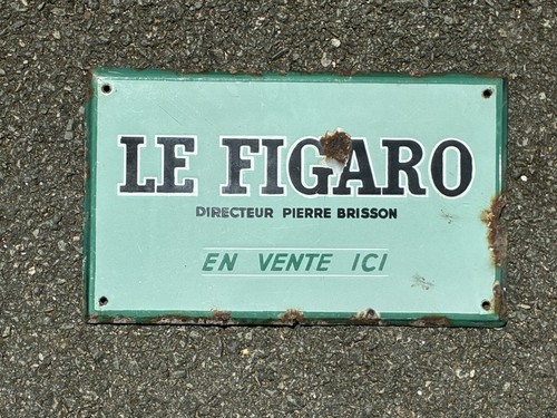Plaque émaillée ancienne - plaque,