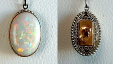 Pendentif Double face Art deco