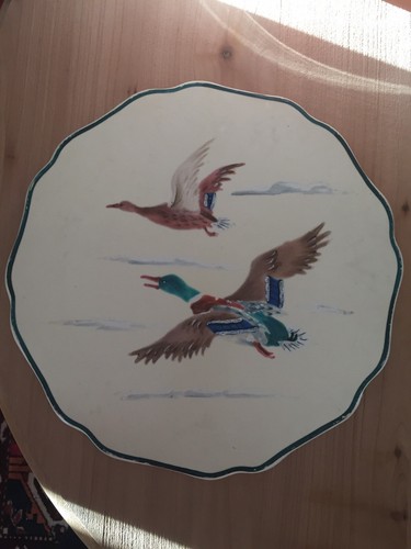 Plat chantourné ceramique - chantourné,