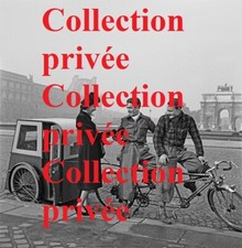 Photo Paris Louvre Vélo Taxi Paris Gendarmerie FFI FTP All LVF Milice wh Heer 