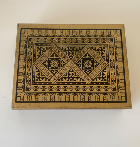 Vintage antique brass box - brass, with