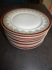 12 assiettes à dessert- porcelaine de Limoges