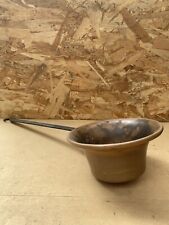 Ancien Poêlon Louche Couade en Cuivre + Manches Fer Forgé Vintage #B204