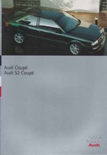 Catalogue Brochure Audi Coupé / S2 Coupé 03/1995 Allemagne / Deutschland
