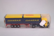 LE2914 BREKINA 8112 train Ho Camion Mercedes Benz porte container Danzaz