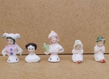 5 Anciennes demi figurine
