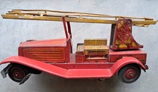 JOUETS ANCIEN CAMION POMPIER CR CHARLES ROSSIGNOL Secours Incendie 930