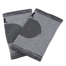 Genouillère élastique en bambou pour le sport, pour l'arthrite, taille L