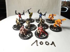 MAGE KNIGHT 9 X FIGURINES