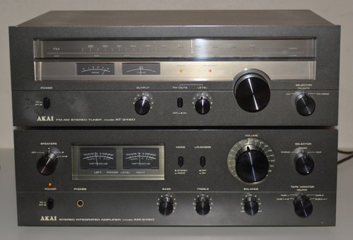 Akai 2450 stereo amplifier - am-2450,