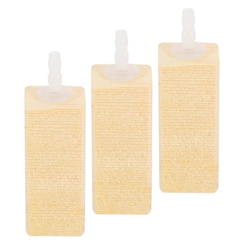 3pcs reusable wooden air stone - wooden,